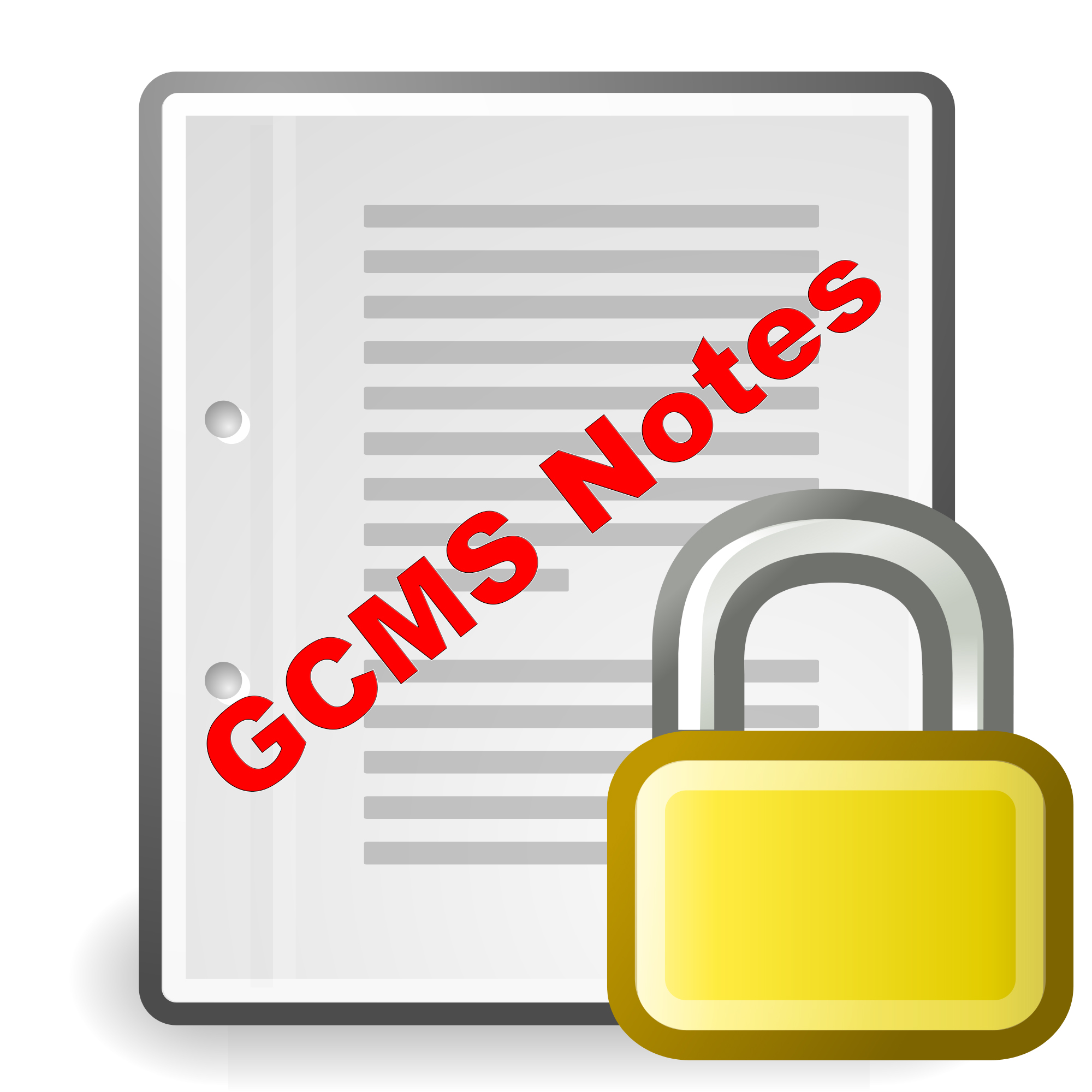 GCMS notes file